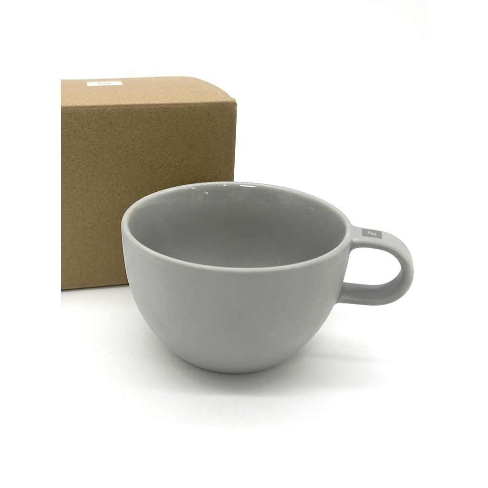Nespresso Barista Collection Cappuccino Cup Medium Grey Porcelain Minimal D2433